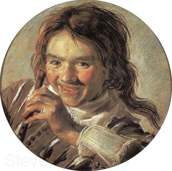 Frans Hals Boy holding a Flute Norge oil painting art